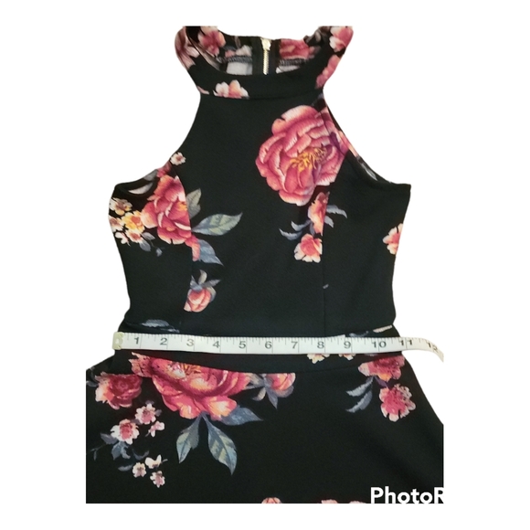 Crave Fame Floral Halter Hi Low Dress   - Picture 8 of 8